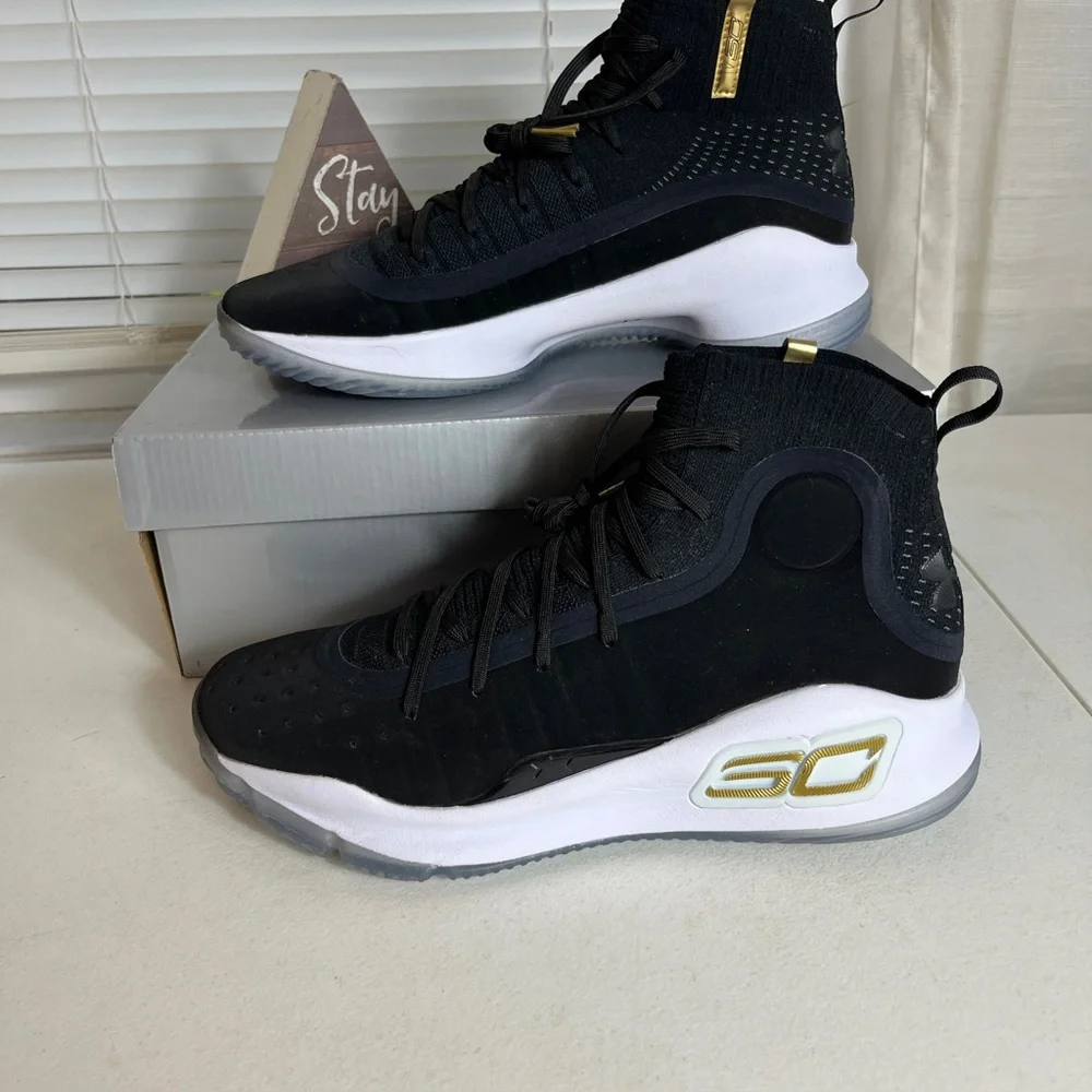 Under Armour Curry 4 “More Dimes” Basketball Shoes Men Size 10 1298306-001 (c7)